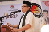 Pj Wali Kota menghadiri tabligh akbar dalam Rangka Sosialisasi Tahapan Kampanye Pemilu 2024