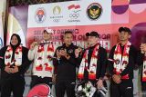 Atlet nasional peraih medali di Olimpiade Paris 2024 tiba di Bandara Soetta