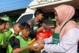 Dompet Dhuafa Lampung berbagi ratusan paket sarapan sehat