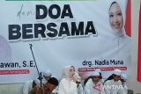 Warga Temanggung gelar doa bersama untuk pasangan  Agus-Nadia