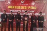 Hari kedua, KPU Dharmasraya terima pendaftaran Paslon Annisa-Leli Arni