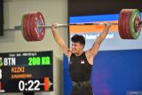Rizki Juniansyah pecahkan rekornas dengan angkatan 205 kg