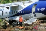 Trigana Air tergelincir di Bandara Kamanap Serui