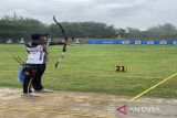 Tim Panahan Kalteng tetap latihan meski arena PON diguyur hujan
