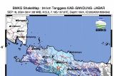 BPBD Kabupaten Bandung terjunkan personel untuk cek kerusakan dampak gempa