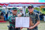 Dibuka resmi Bupati Morut, TNI kerjakan jalan Uempanapa-Lemowalia melalui program TMMD