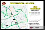 Sejumlah ruas jalan ke Kodam Sriwijaya  ditutup saat HUT TNI