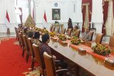 Jokowi berkenalan dengan para pimpinan MPR 2024-2029