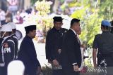 Presiden  tiba di Gedung Nusantara hadiri pelantikan Prabowo-Gibran