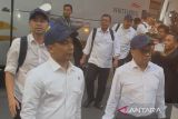 Rombongan menteri Kabinet Merah Putih tiba di Akmil Magelang