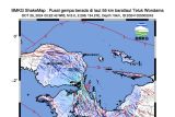 Gempa magnitudo 5,0 guncang Teluk Wondama Papua Barat