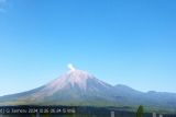 Gunung Semeru beberapa kali erupsi dengan tinggi letusan 300 hingga 600 meter