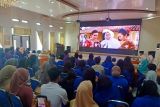 Jaring pemilih pemula, KPU Barut bersama mahasiswa nobar film 