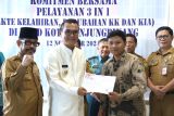 Bayi lahir di RSUD Tanjungpinang langsung mendapatkan tiga dokumen kependuduk