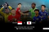 Link streaming Indonesia vs Jepang di kualifikasi Piala Dunia 2026 Jumat malam ini