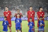 Pesepak bola Timnas Indonesia berfoto sebelum melawan sebelum melawan Timnas Jepang pada pertandingan Grup C putaran ketiga Kualifikasi Piala Dunia 2026 Zona Asia di Stadion Utama Gelora Bung Karno, Senayan, Jakarta, Jumat (15/11/2024). ANTARA FOTO/Aprillio Akbar/Lmo/foc/gp