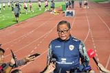 Timnas Indonesia gelar latihan perdana di Sriwedari Solo untuk lawan Filipina