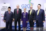 Prabowo bertemu para pemimpin MIKTA di KTT G20 Brasil