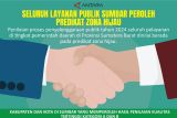 Seluruh layanan publik Sumbar peroleh predikat zona hijau