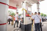 Mendag dan Dirut Pertamina Patra Niaga tinjau SPBU Sleman yang disegel