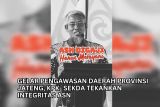 Gelar Pengawasan Daerah Provinsi Jateng, KPK- Sekda Tekankan Integritas ASN