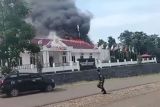 Kantor KPU Morowali terbakar usai Pilkada