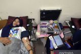 Donor darah HUT ke-87 Antara di Lampung