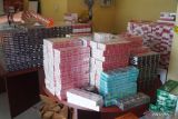 Polisi sita ribuan bungkus rokok ilegal di Mataram