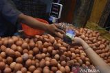 Harga pangan hari ini, telur ayam naik jadi Rp31.690 per kg