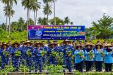 Lanud RSA panen sayuran guna dukung program ketahanan pangan