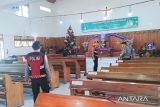 Sejumlah  gereja di OKU disterilisasi jelang perayaan Natal 2024