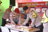 Kapolres Karimun motivasi personel pengamanan Natal dan Tahun Baru