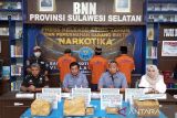 BNNP Sulsel memusnahkan 10 kilo ganja dan 900 gram sabu