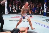 Pertarungan Holloway lawan Justin cetak KO terbaik UFC pada 2024