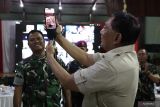 Presiden Prabowo sapa prajurit yang bertugas di Papua