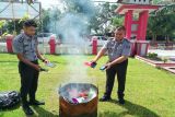 Lapas Sampit tutup 2024 dengan pemusnahan barang hasil penggeledahan