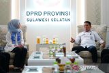 Kakanwil Kemenkum temui Ketua DPRD Sulsel bahas pembentukan ranperda