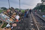 Temperan KA Sancaka dengan truk di Sragen, perjalanan sejumlah KA sempat terhambat