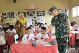 Dandim tinjau pelaksanaan makan bergizi gratis di Palangka Raya