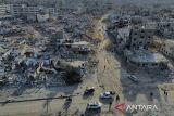 Sebanyak 90 persen kawasan permukiman di Rafah Gaza dihancurkan Israel