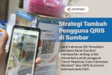 Strategi tambah pengguna QRIS di Sumbar