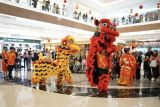 Sambut imlek, pertunjukan barongsai hibur pengunjung mall Palembang