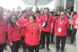 Megawati disambut 3.000 kader saat menghadiri HUT di Kemayoran