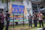 Pj Wako Andree Algamar Hadiri Peresmian BLUD UPTD BKOM dan Pelkes Sumbar