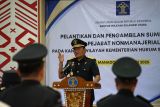 Kepala Kemenkum Sulut minta pejabat baru bekerja lebih optimal