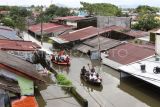 Banjir rendam ratusan rumah di Makassar