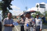 Polisi di Pasaman edukasi pengendara disiplin berlalu lintas tekan lakalantas