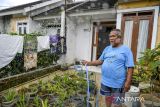 Warga menyiram air sayuran yang ditanam di pekarangan rumah subsidi di Perumahan Subsidi Buana Cicalengka Raya, Cicalengka Kabupaten Bandung, Jawa Barat, Selasa (18/2/2025). PT Bank Tabungan Negara (Persero) Tbk telah mengusulkan kepada pemerintah sebagai terobosan untuk meningkatkan penyaluran target tiga juta rumah, di antaranya yakni perubahan skema subsidi atau bantuan pembiayaan perumahan, perpanjangan jangka waktu pembiayaan sehingga angsuran menjadi lebih murah, serta permintaan dukungan untuk alternatif sumber pendanaan selain dari Anggaran Pendapatan dan Belanja Negara (APBN). ANTARA FOTO/Raisan Al Farisi/agr