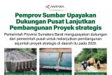 Pemprov Sumbar upayakan dukungan pusat lanjutkan pembangunan proyek strategis