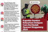 Kapolda Sumbar keluarkan delapan cara bertindak Operasi Singgalang 2025